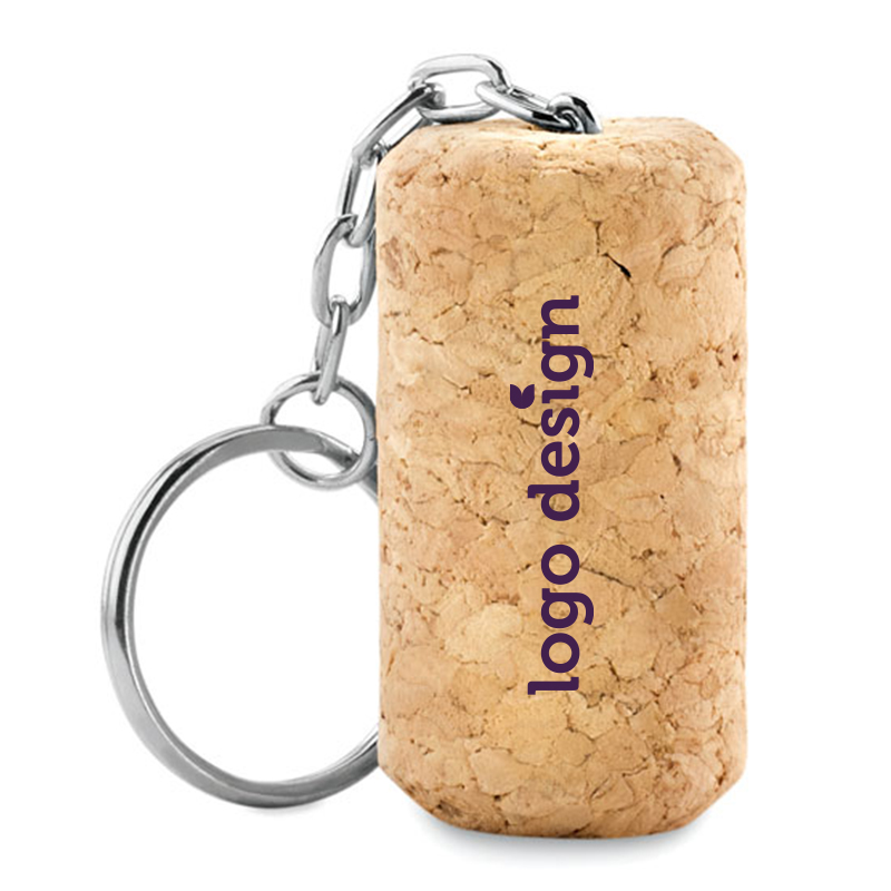 Keyring of cork